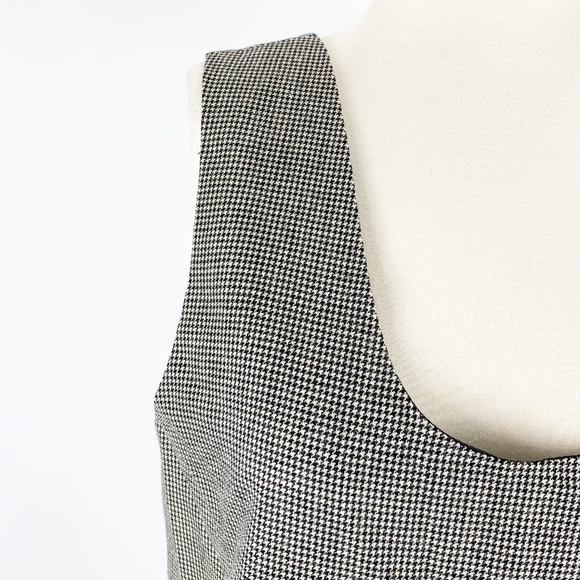 Harve Benard Holtzman Sz 6 Wool Houndstooth Dress - Picture 2 of 5